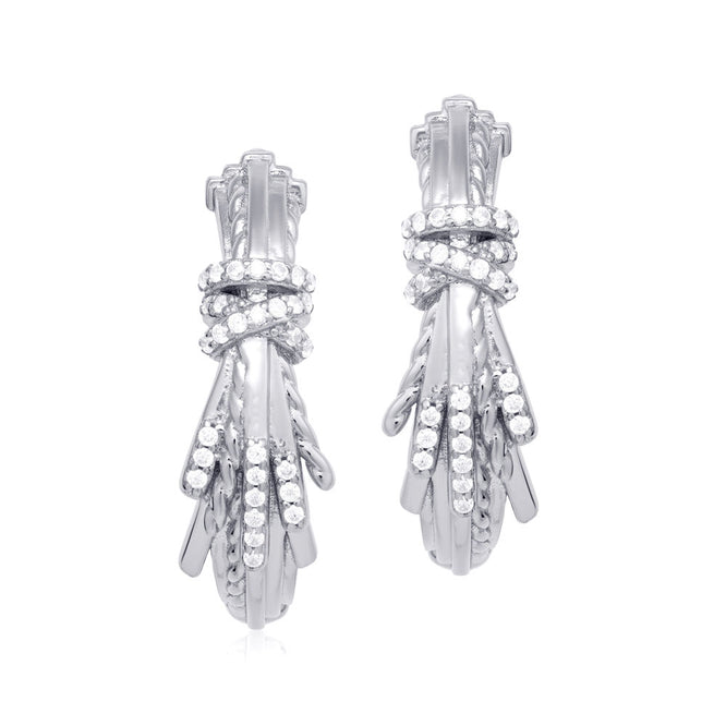The Bow Small Hoops - Silber - Limited Edition