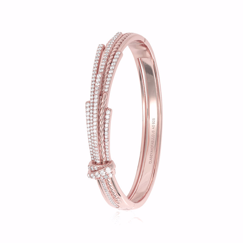 The Bow Bangle  - Gold/Roségold - Limited Edition
