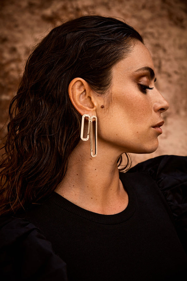 ARYA Long Earrings - Gold