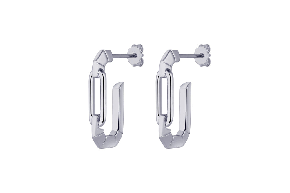 ALEX Short Earrings - Silber