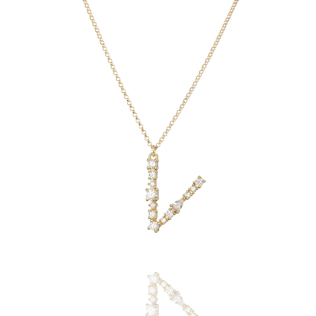 V letter chain Clearance