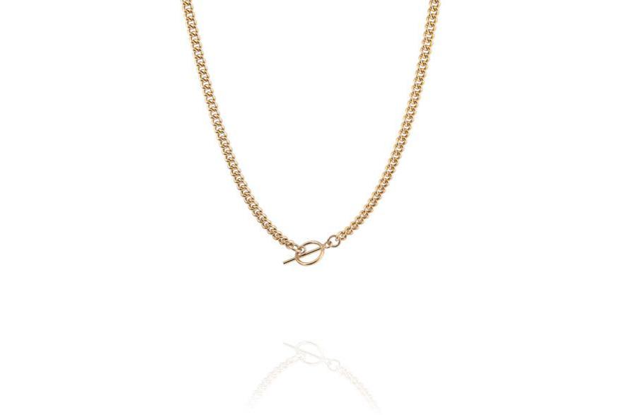 Curb Togle Chain - Gold - CLASSYANDFABULOUS JEWELRY