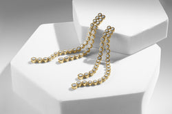 Lumière Longue Earrings - Gold - CLASSYANDFABULOUS Jewelry