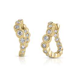 ONDA DI LUSSO - Petite Hoops - Gold