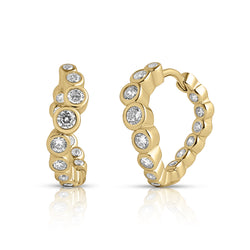 ONDA DI LUSSO - Petite Hoops - Gold