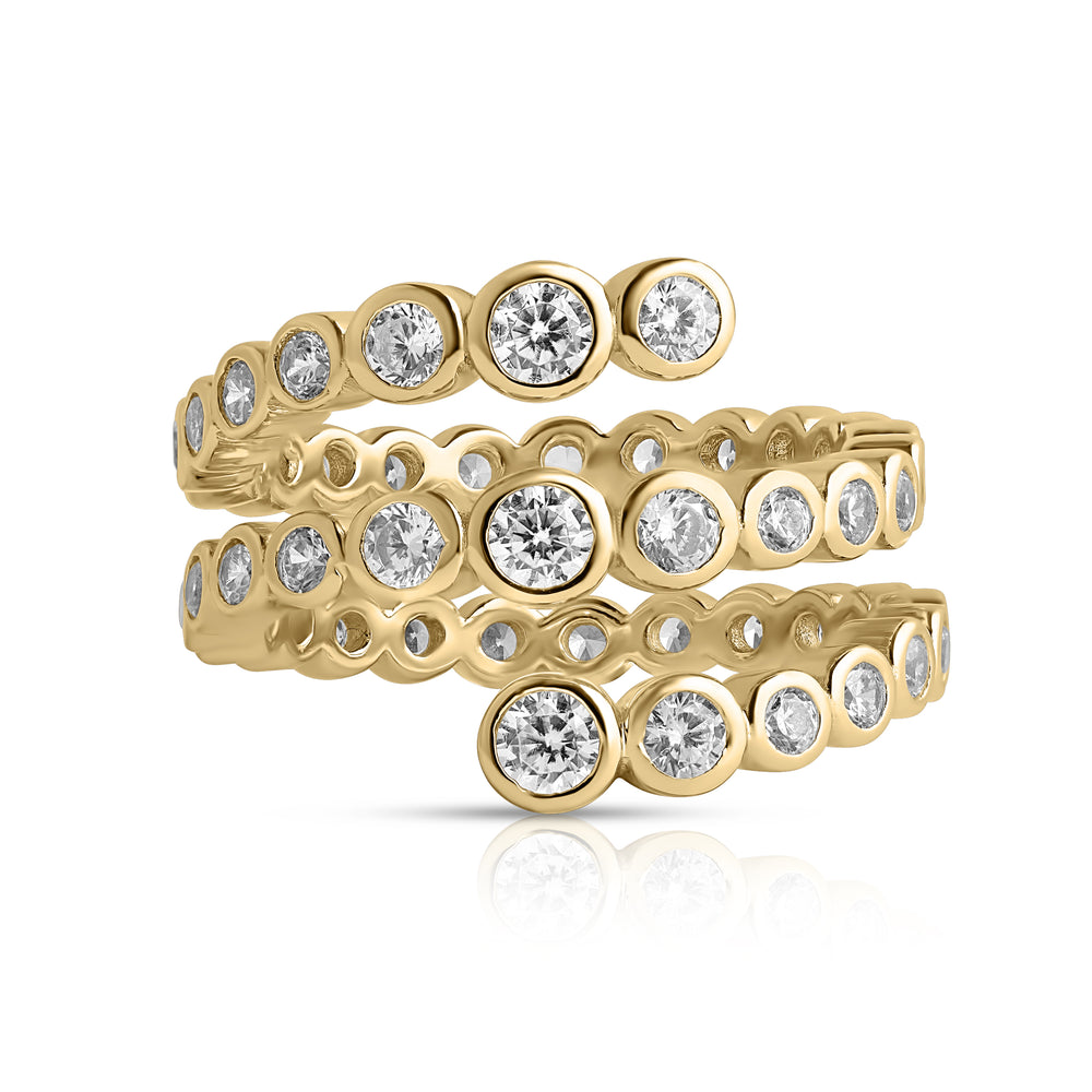OSEANA Triple Ring- Gold
