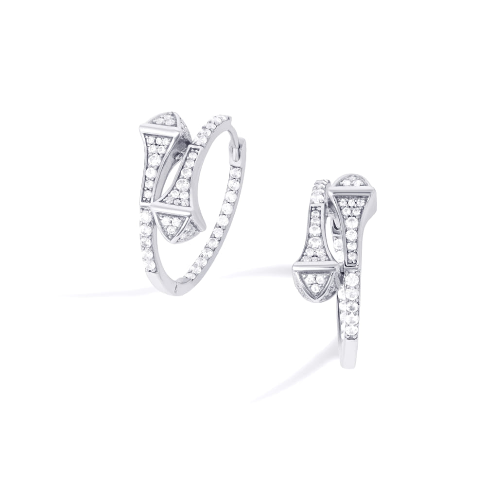 EMPIRE SMALL HOOPS  - Silber - LIMITIERT