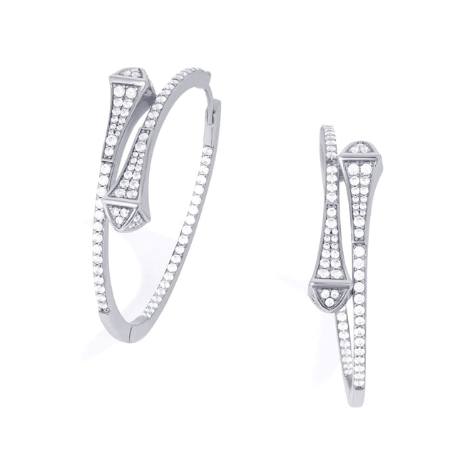 EMPIRE BIG HOOPS  - Silber - LIMITIERT