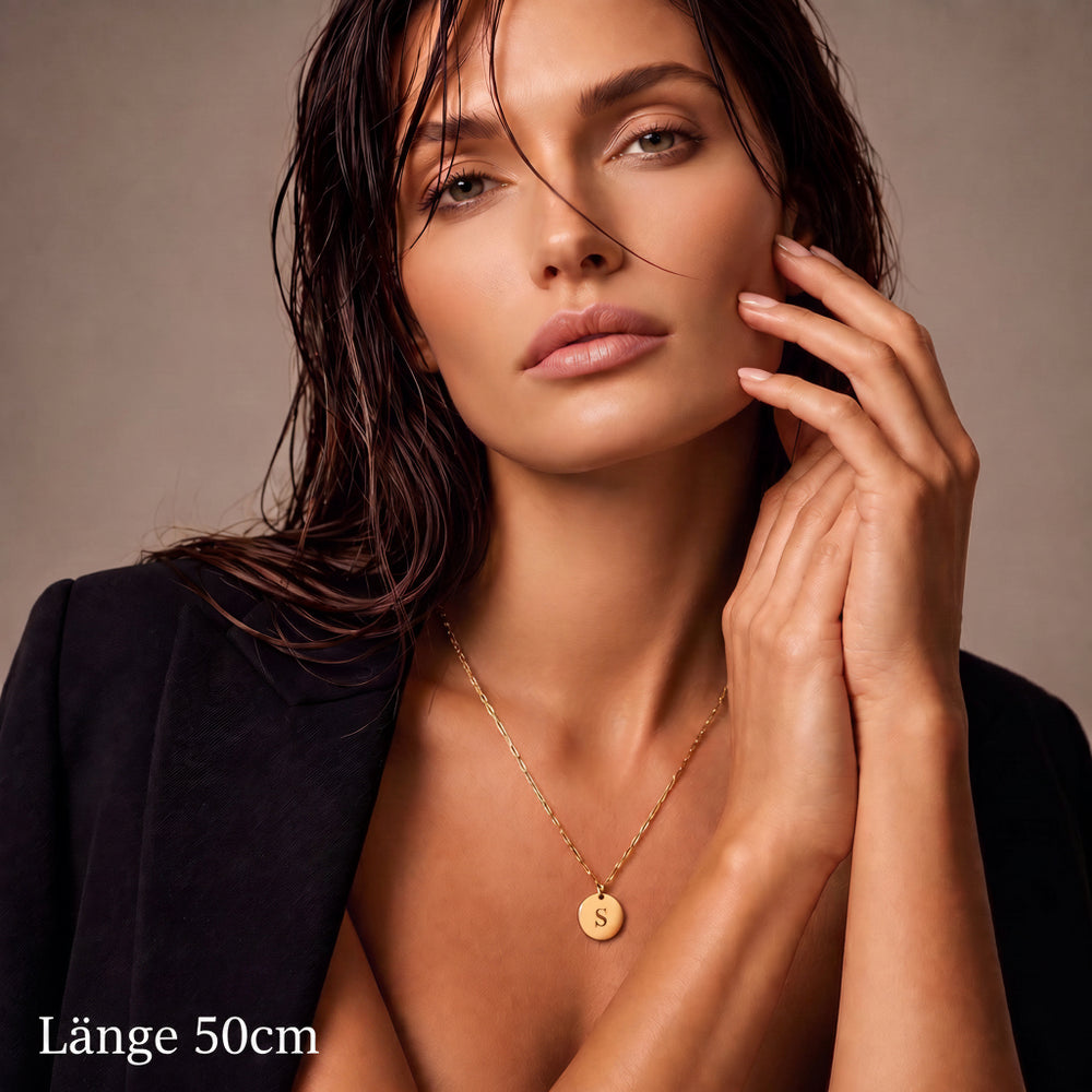 LOVE TAG CHAIN - LLC - 11mm - Roségold