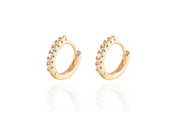 ALEA Baby Hoops - Mini Creolen - 8mm- 14k Gold Vermeil