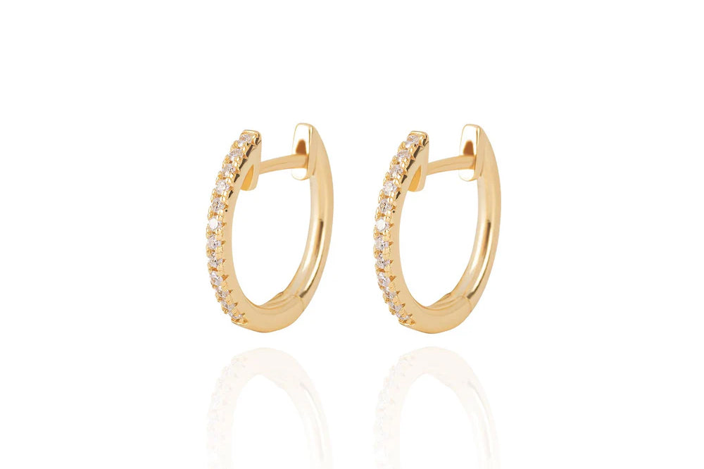 ALEA OVAL HOOPS  - 14k Gold/ Roségold Vermeil