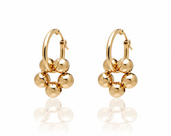 AZALEA SMALL Hoops - Gold / Roségold