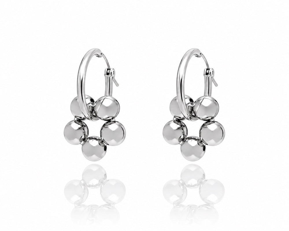 AZALEA SMALL Hoops - Silber