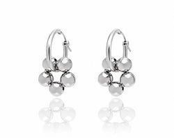 AZALEA SMALL Hoops - Silber