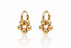 AZALEA SMALL Hoops - Gold / Roségold
