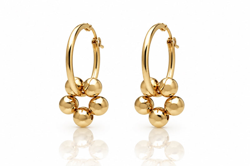 AZALEA BIG Hoops - Gold / Roségold