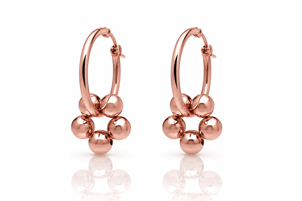 AZALEA BIG Hoops - Gold / Roségold