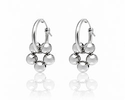 AZALEA SMALL Hoops - Silber