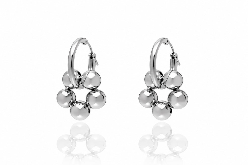 AZALEA SMALL Hoops - Silber