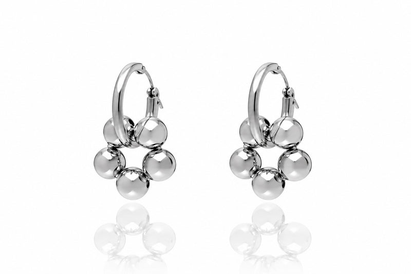 AZALEA SMALL Hoops - Silber