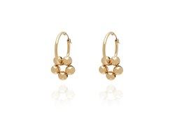 ABSOLUT AZALEA  Earring - Classic Hoops -versch. Grössen - Gold