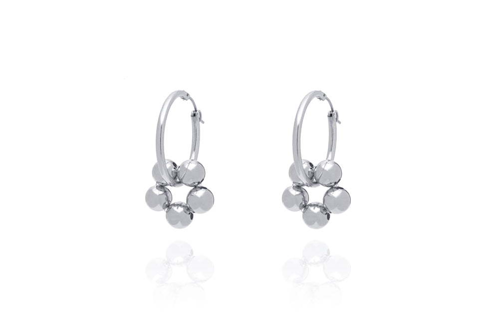 ABSOLUT AZALEA Earring - Classic Hoops -versch. Grössen - Silber