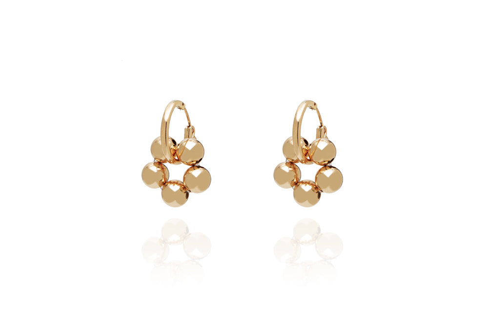 ABSOLUT AZALEA  Earring - Classic Hoops -versch. Grössen - Gold