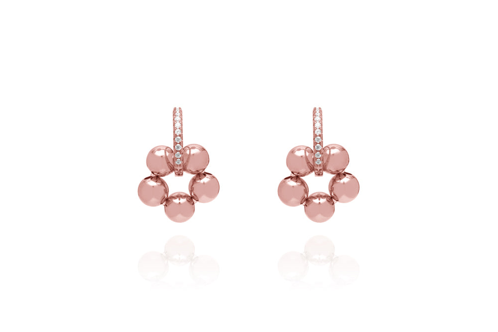 AZALEA Diamond Earring - Mini - Gold/ Roségold