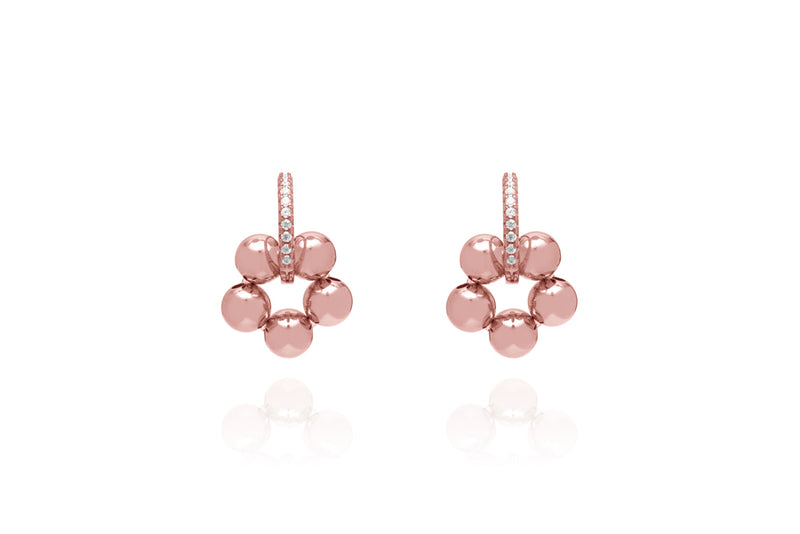 AZALEA Diamond Earring - Mini - Gold/ Roségold