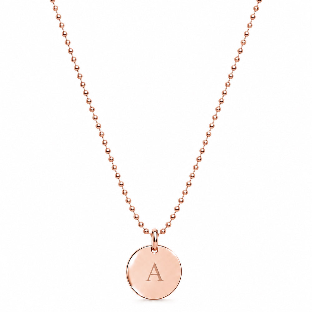 MY TAG CHAIN – Ball – 13mm – Roségold | Personalisierbar mit Gravur