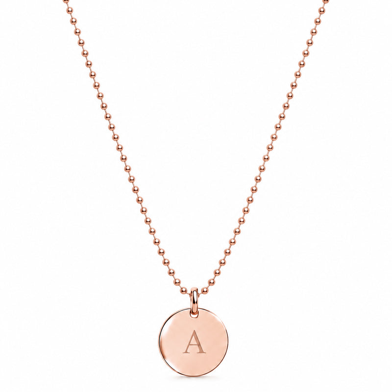 MY TAG CHAIN – Ball – 13mm – Roségold | Personalisierbar mit Gravur