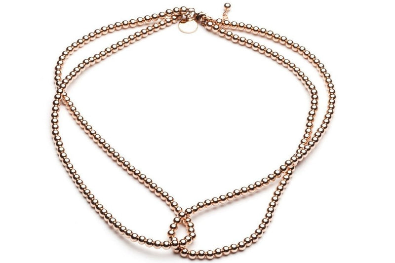 Kugelkette 2in1 - Loop it Twice -  14k Gold filled / 14k Roségold filled