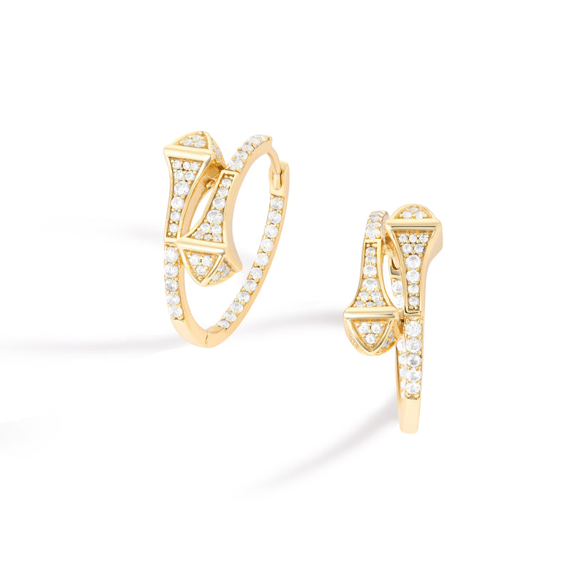 EMPIRE SMALL HOOPS  - Gold/ Roségold  - LIMITIERT