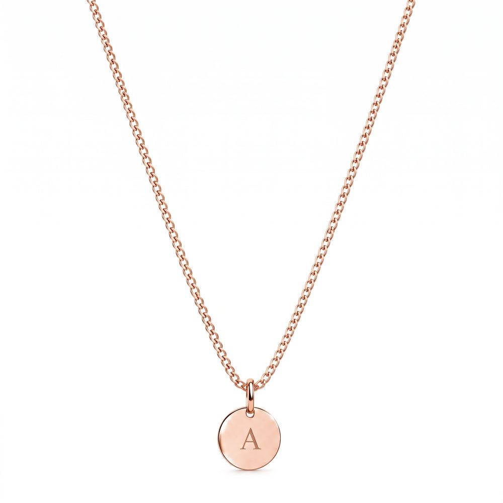 LOVE TAG CHAIN – Curb – 10 mm – Roségold | Personalisierbar mit Gravur