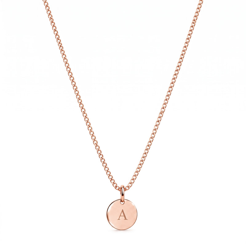 MY TAG MINI CHAIN – Curb – 10 mm – Roségold | Personalisierbar mit Gravur