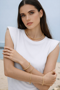 Kugelkette - 5mm -  14k Gold filled / 14k Roségold filled - CLASSYANDFABULOUS Jewelry