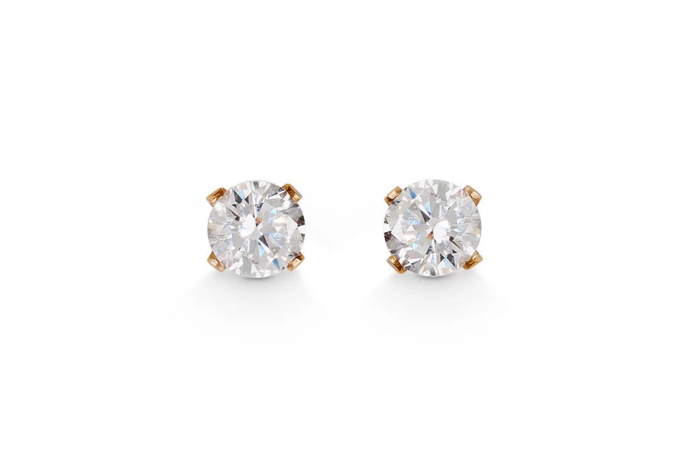 IVY Studs - Ohrstecker mit Zirkonia - versch. Grössen - 14k Gold filled
