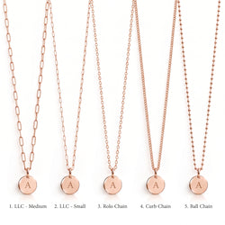 LOVE TAG CHAIN – LLC Medium – 10 mm – Roségold | Personalisierbar mit Gravur