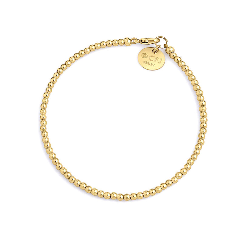 Feines Kugelarmband 2.5mm - 14k Gold filled / 14k Roségold filled