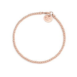 Feines Kugelarmband 2.5mm - 14k Gold filled / 14k Roségold filled