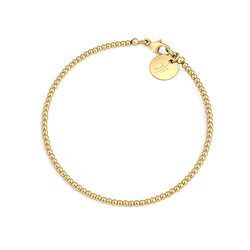 Feines Kugelarmband 2mm - 14k Gold filled / 14k Roségold filled