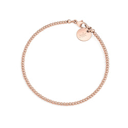 Feines Kugelarmband 2mm - 14k Gold filled / 14k Roségold filled