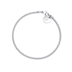 Feines Kugelarmband 2mm - 925 Silber