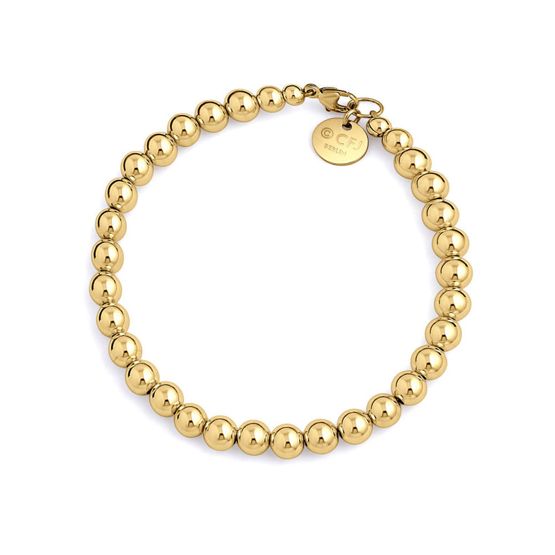 Kugelarmband 6mm - 14k Gold filled / 14k Roségold filled