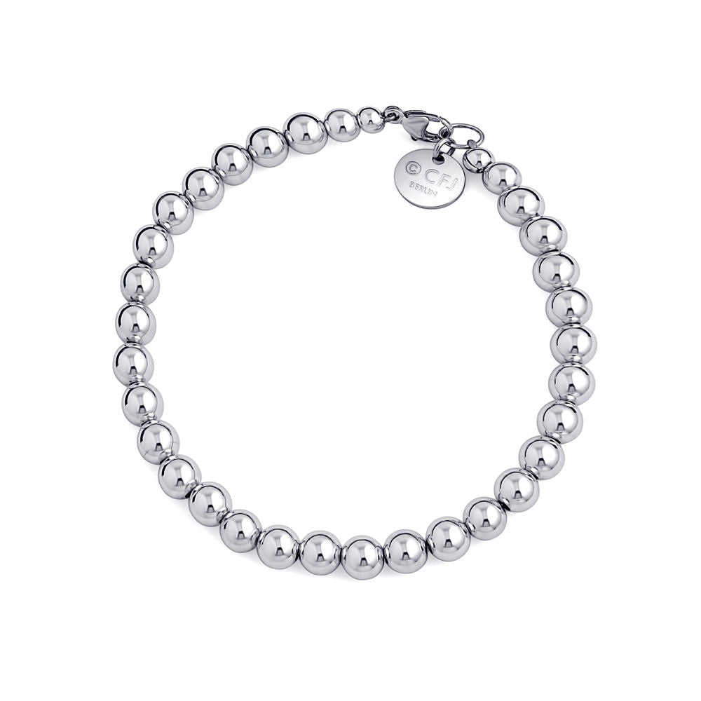 Kugelarmband 6mm - 925 Silber