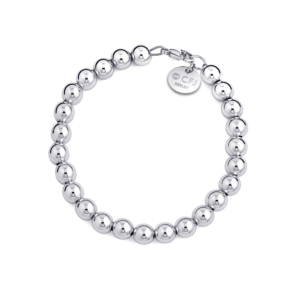 Kugelarmband 7mm - 925 Silber
