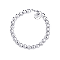 Kugelarmband 7mm - 925 Silber