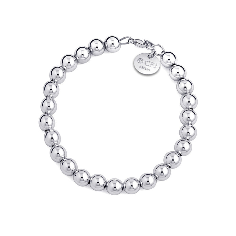 Kugelarmband 7mm - 925 Silber