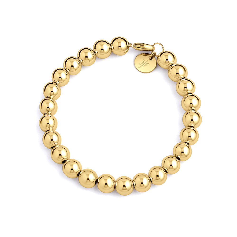 Kugelarmband 8mm - 14k Gold filled  /14k Roségold filled