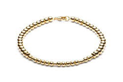 Kugelarmband/ Namensarmband - Morsecode - 14k Gold / 14k Roségold filled